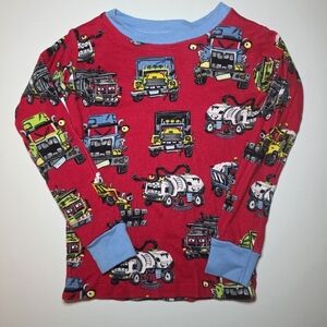 Hatley Monster Trucks Red 2 Piece Sz 3
